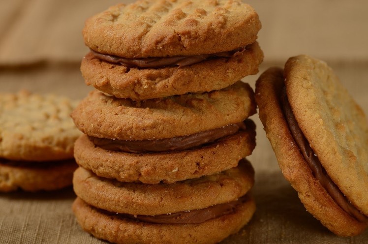 Peanut Butter Sandwich Cookies Recipe Demonstration - Joyofbaking.com