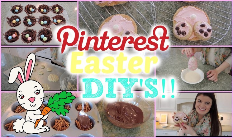 Pinterest Inspired Easter DIY's: Decor & Treats!!