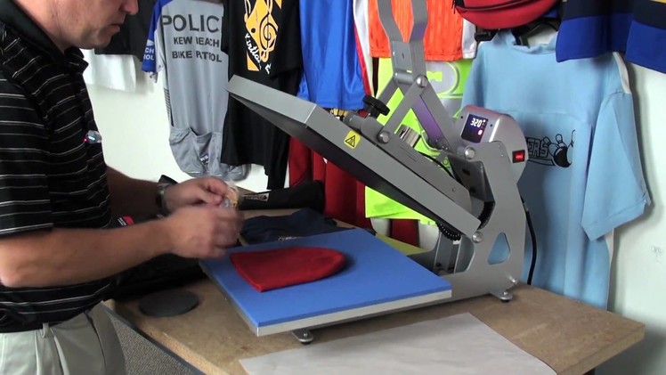 Producing heat press transfers with a solvent printer cutter