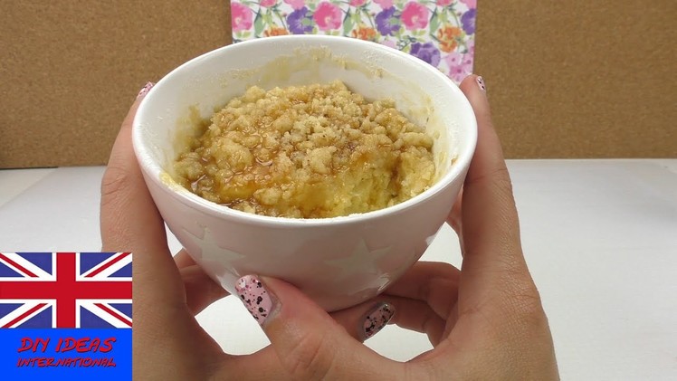 Recipe: How to make an Apple crumble in the microwave