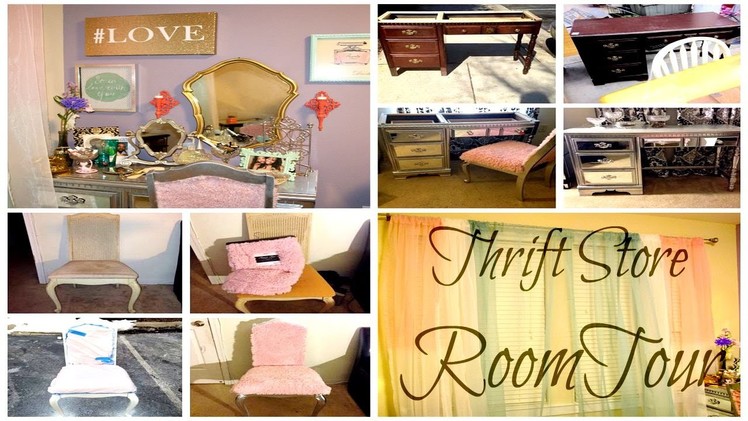 Room Tour. How To DIY. Thrift Store Decor Tips