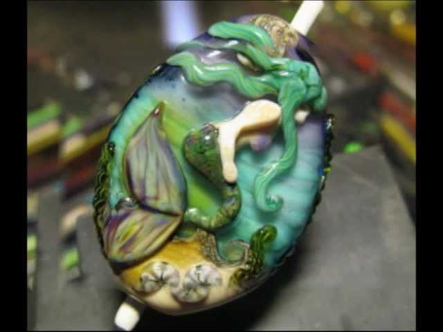The Making of a Mermaid - Lampwork Bead by Jeannie Cox