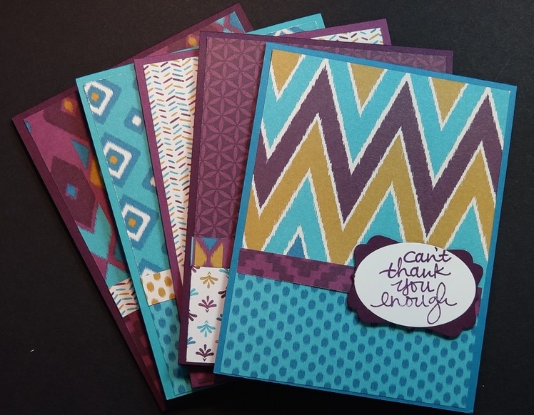 Using Stampin' Up!'s Designer Series Paper to Make Greeting Cards