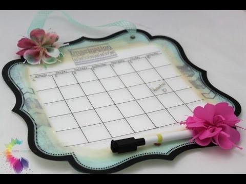 Calendario Fai da te - Scrapbooking Tutorial - Easy Calendar DIY - Scraproom Idea