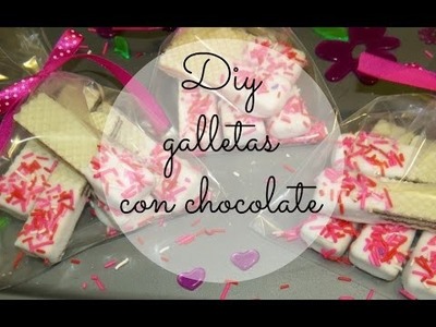 DIY GALLETAS Y CHOCOLATE-REGALO PARA AMIGOS ♥