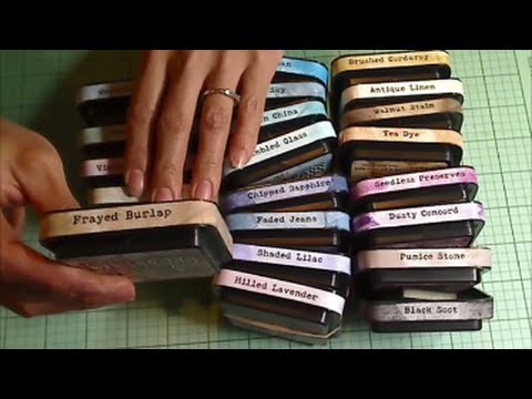DIY Labels for Tim Holtz Distress Ink Pads
