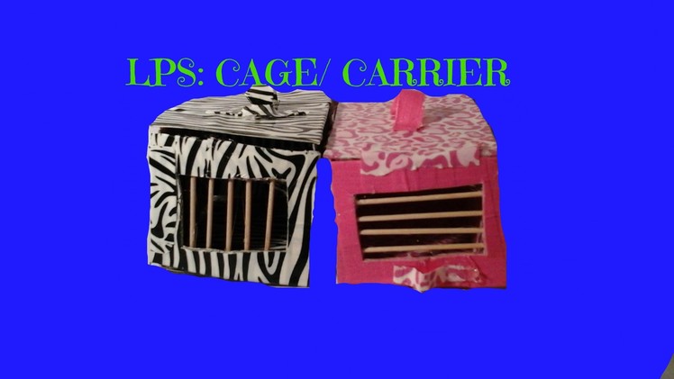 DIY: LPS Carrier. Cage