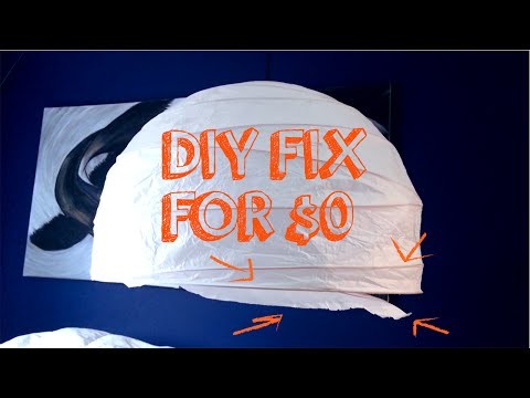DIY Paper Lantern (Chinese Ball) Fix For $0!!