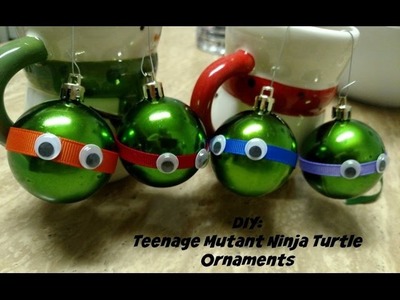 DIY Teenage Mutant Ninja Turtle Ornaments