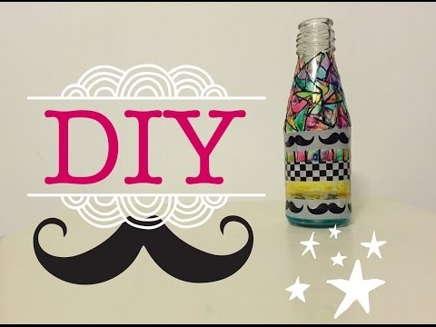 Glass painting on bottles | DIY | Up Cycling