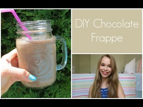 Healthy DIY Chocolate Frappé!