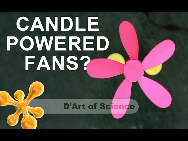 How to Make a Candle Powered motor.carousel - Cool DIY Science Experiment - dartofscience