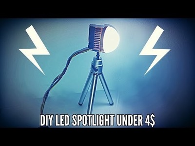How to make cheap LED reflector for photography under 4$ DIY