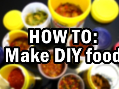 HOW TO: Make your own fish.shrimp food mixture [DIY]