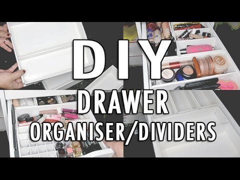 Makeup Drawer Organiser.Divider | DIY Vlog