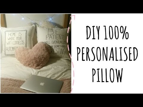 #DIY 100% Personalised Pillow Case