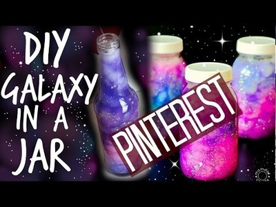 DIY Galaxy Jar Room Decor.Pinterest. - HowToByJordan
