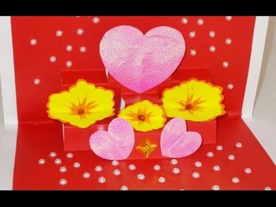 DIY Pop-Up Handmade Cards : Valentine Greeting Card for Your Love|Gift Idea for Girlfriend.Boyfriend