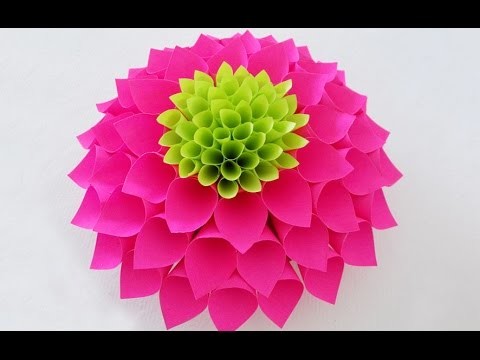 DIY Room Decor with Amazing Dahlia Flower | DIY Crafts | Home Decor Project
