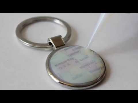 DIY Video: How To Make a Resin Map Keychain