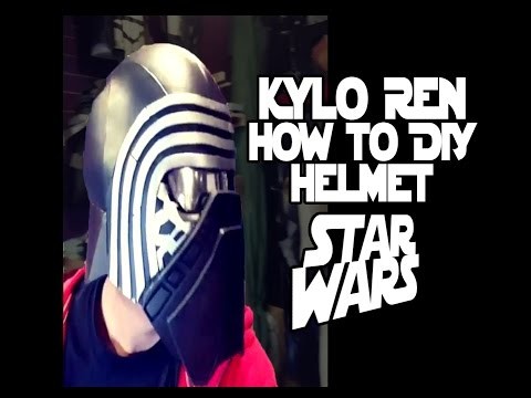 How to DiY Kylo Ren Star Wars Cosplay Costume Helmet