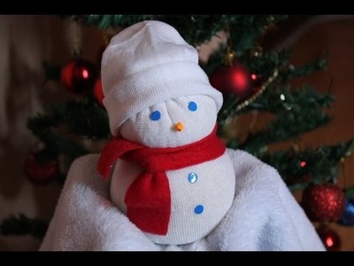 How to make a sock snowman - Christmas Tutorial