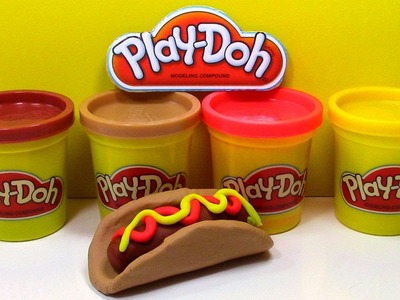 Play-Doh Hot Dog Play Doh Fast Food DIY