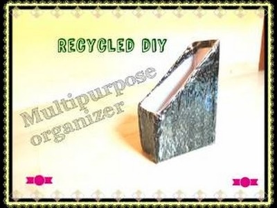 21st Recycled DIY -- Multipurpose Organizer from Empty Corn Flakes Box