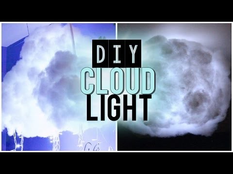 DIY Cloud Light | Make Glowing Cloud Lamp | Tumblr Inspired Decor
