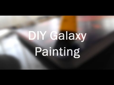 DIY Galaxy Painting