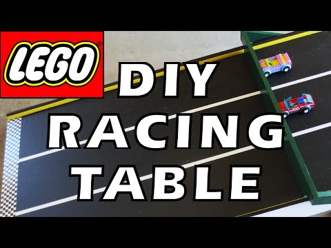 DIY LEGO Racing Table Build