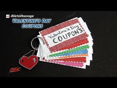 DIY Love Coupon Book | Valentine's Day Gift Idea | JK Arts  857