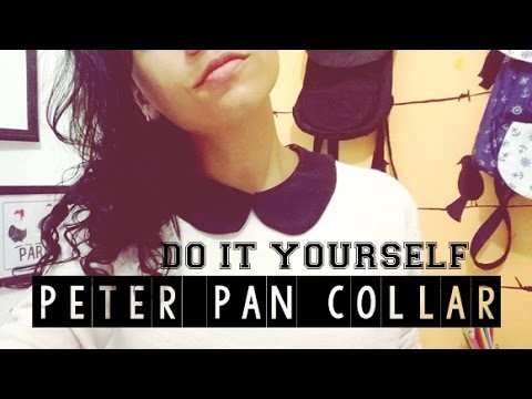 DIY - PETER PAN COLLAR| Como fazer gola tipo Peter Pan!