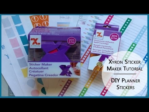 DIY Planner Stickers Using Xyron Sticker Maker
