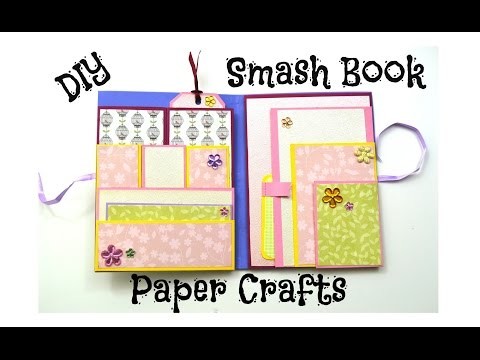 How to make an Easy Smash Book Slim - DIY Paper Crafts - Giulia's Art