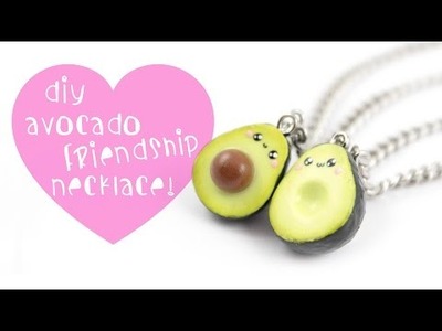 DIY Avocado Friendship Necklace.charms ! | Kawaii Friday