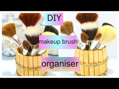 Diy Clothespin Makeup Brush Holder