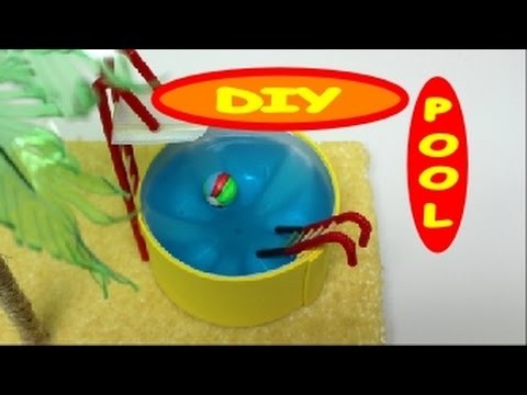 DIY Crafts: How to Make A Cute Swimming Pool Toy for Kids Recycled Bottles Crafts