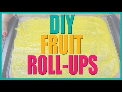DIY Fruit Roll-Ups