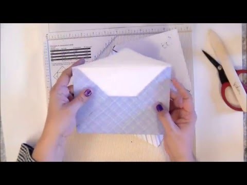 DIY - Use Martha Stewart Scor Board to make envelopes! Justafeww