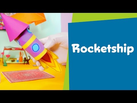 How to Make a Paper Rocketship | DIY Crafts for Kids | SuperHands: Ep 11