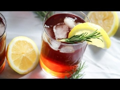 Make Lemon and Rosemary Sweet Tea - DIY  - Guidecentral