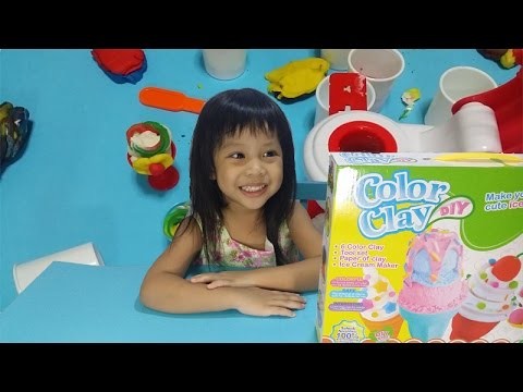 Surprise Ice Cream Color Clay DIY Kids Toy -  Youtube