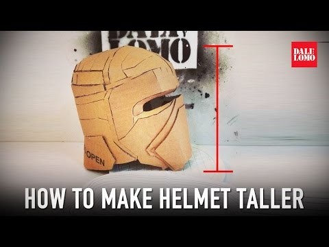 Tips: How to Fix Cardboard Helmet - Add Height | Dali DIY