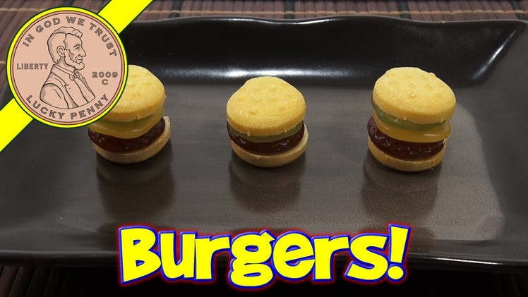 Cheeseburger & Hamburger Gummy DIY Japanese Maker Kit - Meiji Yataiman