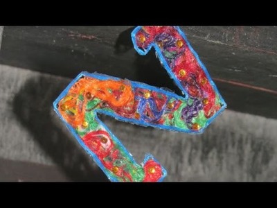 Create Decorative Monogram Letters - DIY Home - Guidecentral