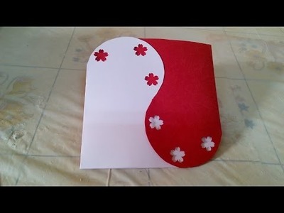 Creative Ideas :How to Make Handmade Valentine's Card - DIY + Tutorial .