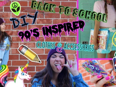 DIY 90's Inspired Clothes + Outfits for Back to School!