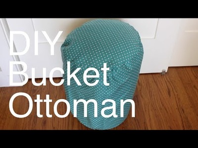 DIY Bucket Ottoman