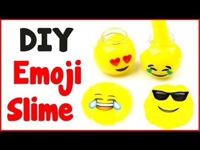 DIY Crafts: How To Make Emoji Slime - DIY Slime with 3 Ingredients!